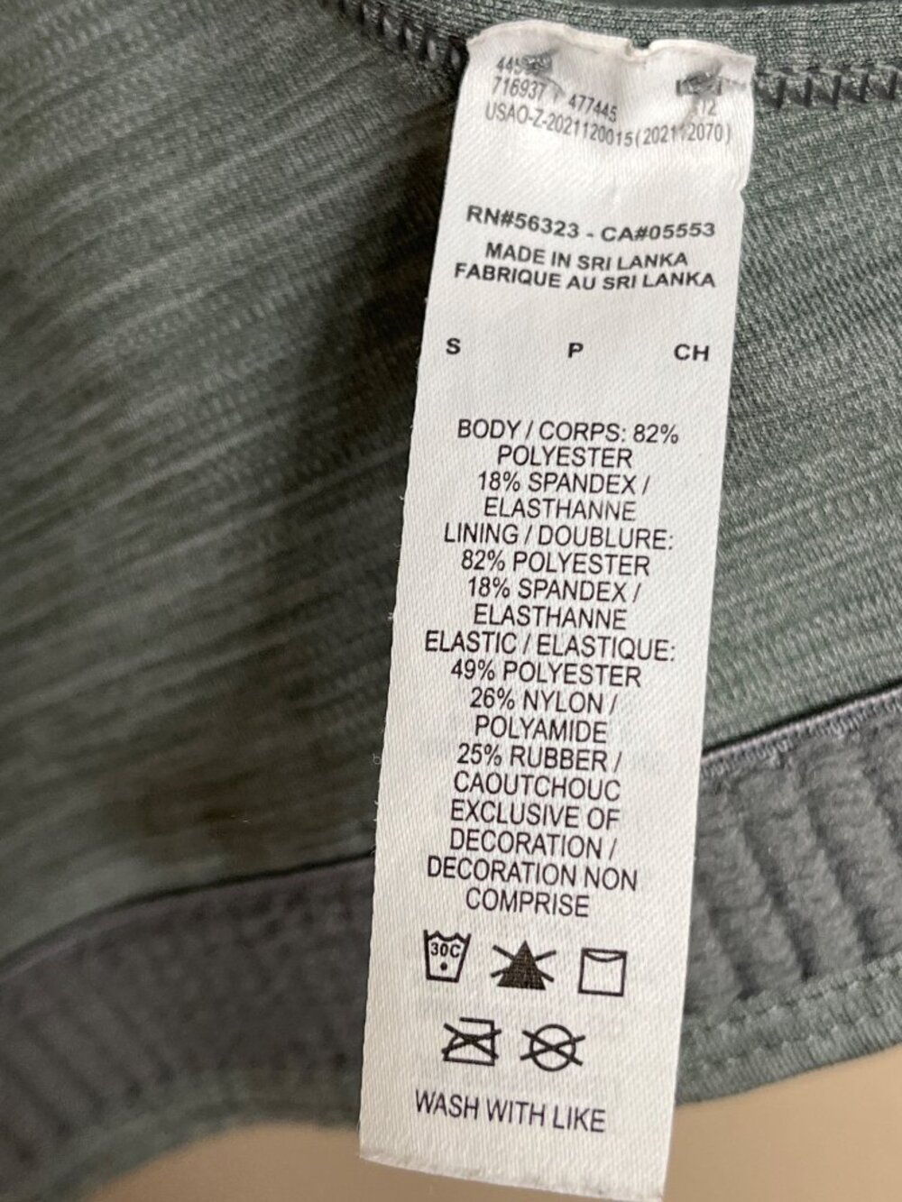 Nike Gray Dri-fit Sports Bra Activewear Fitness Sportswear Gym Train Girls Wm XS - Picture 6 of 6